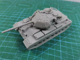 3d Printed 1/72 British Caernarvon AX Based on Conqueror Chassis Kit